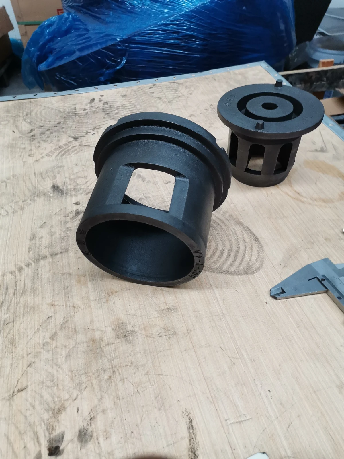 Multiple spare parts arranged for classification review