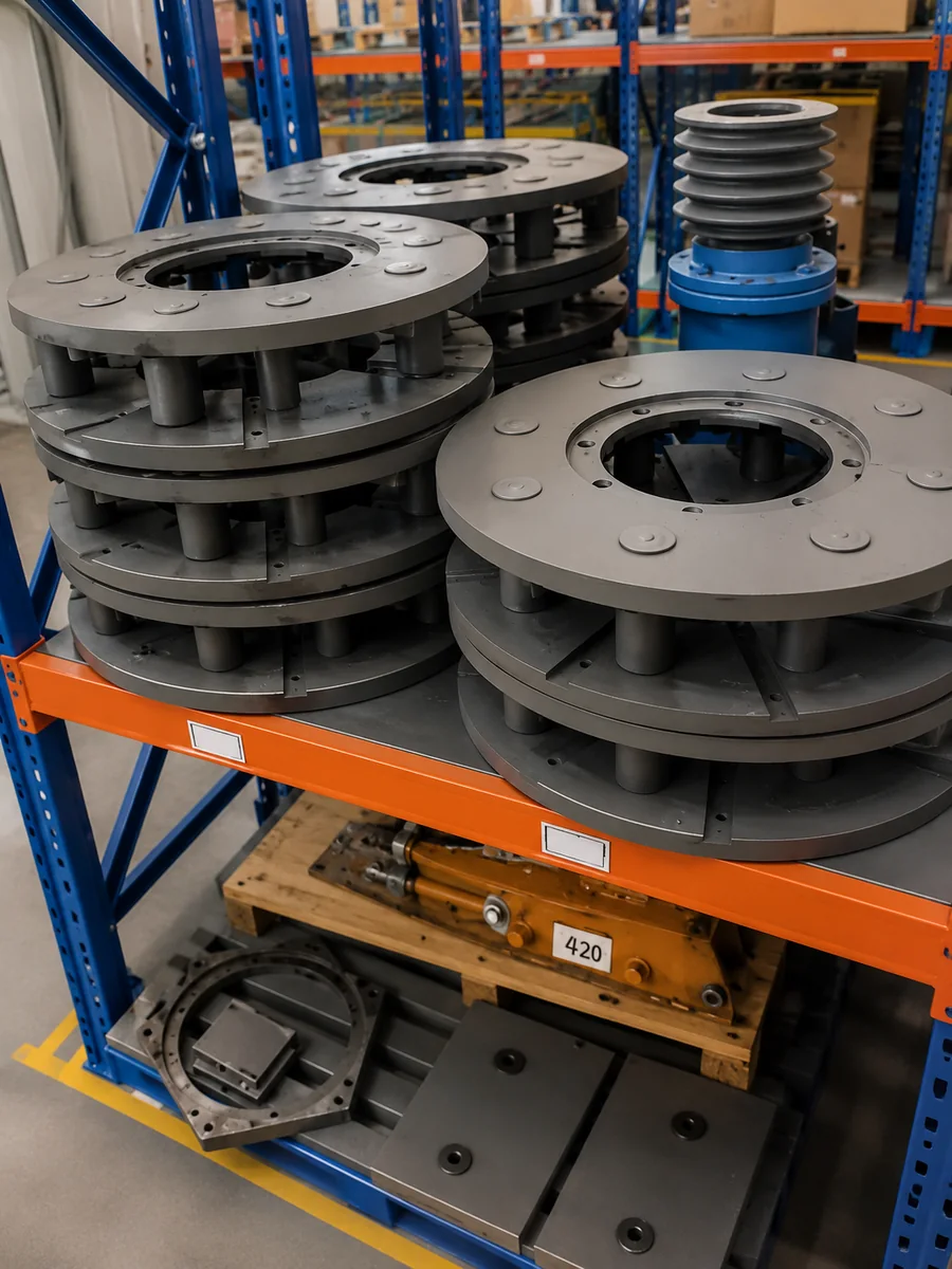 Blast wheel rotor and bare wheel components