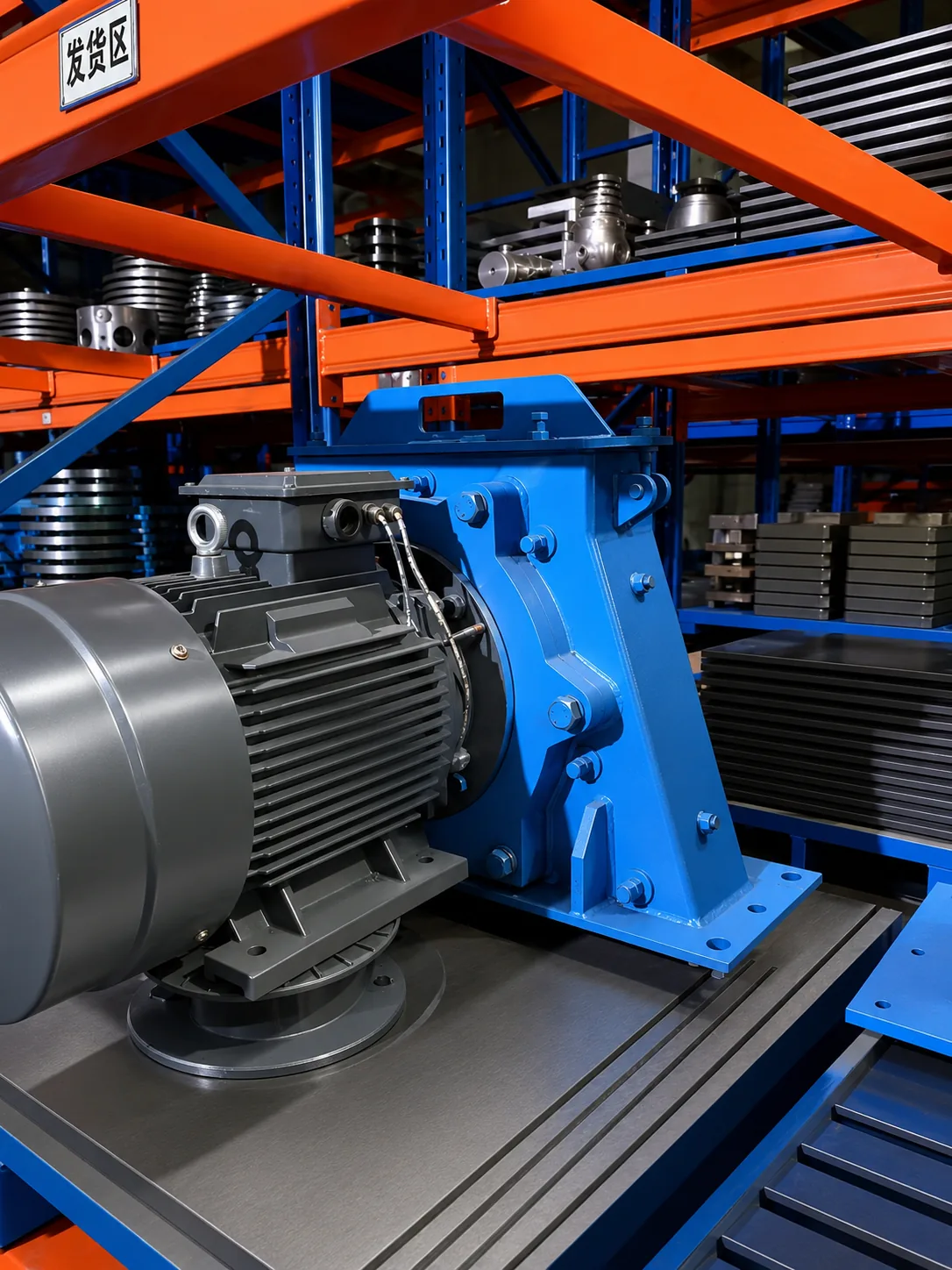 Blast wheel assembly and shot blasting spare parts in Xindong warehouse