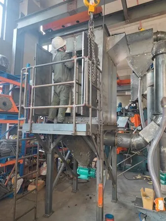 Domestic drill-pipe cleaning equipment documented during a shot-peening capability project