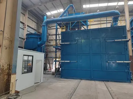 Hook-type shot blasting equipment after a documented domestic project